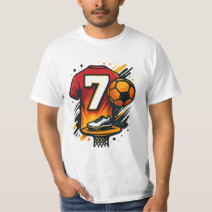 Nummer 7 Football T-shirt – Bold Jersey Vibes Shir
