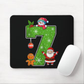 Nummer 7 Grappig 67 Meme Koppel Pyjama Kerstmis Ma Muismat (Met muis)