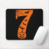 Nummer 7 Grappige Meme Zin 6 7 Zes Zeven Halloween Muismat (Met muis)