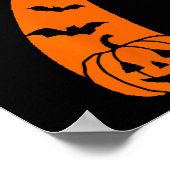 Nummer 7 Grappige Meme Zin 6 7 Zes Zeven Halloween Poster (Hoek)