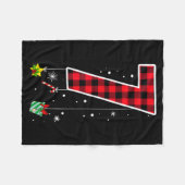 Nummer 7 Grappige Meme Zin 6 7 Zes Zeven Kerstmis Fleece Deken (Voorkant (Horizontaal))