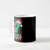 Nummer 7 Grappige Meme Zin 6 7 Zes Zeven Kerstmis Koffiemok (Voorkant links)