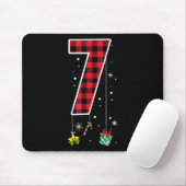 Nummer 7 Grappige Meme Zin 6 7 Zes Zeven Kerstmis Muismat (Met muis)