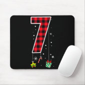 Nummer 7 Grappige Meme Zin 6 7 Zes Zeven Kerstmis Muismat (Met muis)