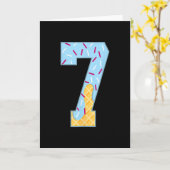 Nummer 7 Ijs Drip 67 Meme Koppel Halloween C Kaart (Gele Bloem)