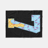 Nummer 7 Ijsdruppel 67 Meme Koppel Halloween C Fleece Deken (Voorkant (Horizontaal))