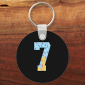 Nummer 7 Ijsdruppel 67 Meme Koppel Halloween C Sleutelhanger (Voorkant)