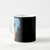 Nummer 7 Ijsdruppel 67 Meme Koppel Matching Ha Koffiemok (Voorkant links)