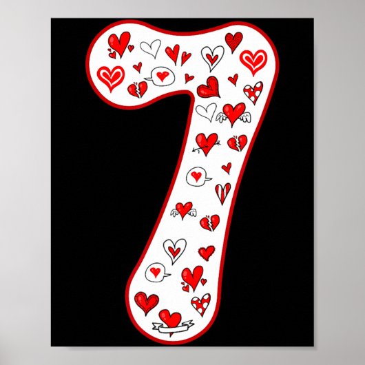 Nummer 7 Koppel Kostuum Duo 67 Meme Zes Zeven Vale Poster (Voorkant)