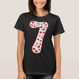 Nummer 7 Koppel Kostuum Duo 67 Meme Zes Zeven Vale T-shirt