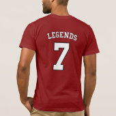 Nummer 7 Legenda T-shirt (Achterkant)