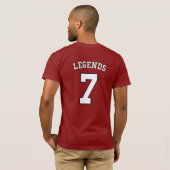 Nummer 7 Legenda T-shirt (Achterkant volledig)