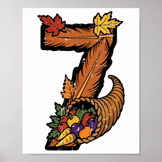 Nummer 7 Matching 67 Meme 6 7 Dankdag Jongens Yo Poster (Voorkant)