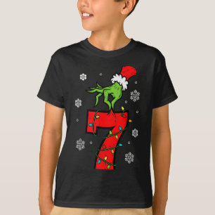 Nummer 7 Matching 67 Meme 6 7 Kerst Jongens Jeugd T-shirt