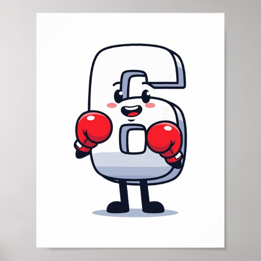 Nummer 7 Matching 67 Meme Boksen Mannen Vrouwen Ki Poster (Voorkant)