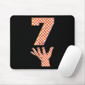 Nummer 7 Matching 67 Meme Geruite Halloween Kostuu Muismat (Met muis)