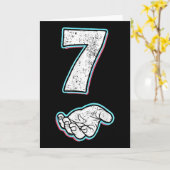 Nummer 7 Matching 67 Meme Halloween Kostuum Heren Kaart (Gele Bloem)