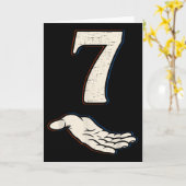 Nummer 7 Matching 67 Meme Halloween Kostuum Heren Kaart (Gele Bloem)