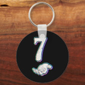 Nummer 7 Matching 67 Meme Halloween Kostuum Heren  Sleutelhanger (Voorkant)