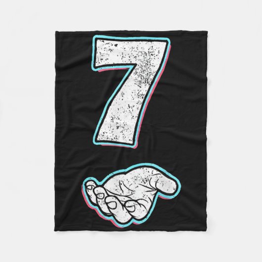 Nummer 7 Matching 67 Meme Halloween Kostuum Mannen Fleece Deken (Voorkant)