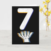 Nummer 7 Matching 67 Meme Halloween Kostuum Mannen Kaart (Gele Bloem)