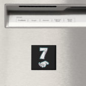 Nummer 7 Matching 67 Meme Halloween Kostuum Mannen Magneet (Insitu (Vaatwasser))