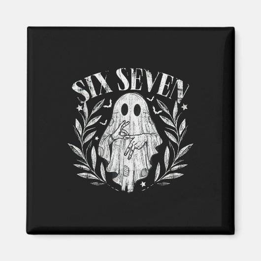Nummer 7 Matching 67 Meme Halloween Kostuum Mannen Magneet (Voorkant)