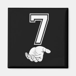 Nummer 7 Matching 67 Meme Halloween Kostuum Mannen Magneet