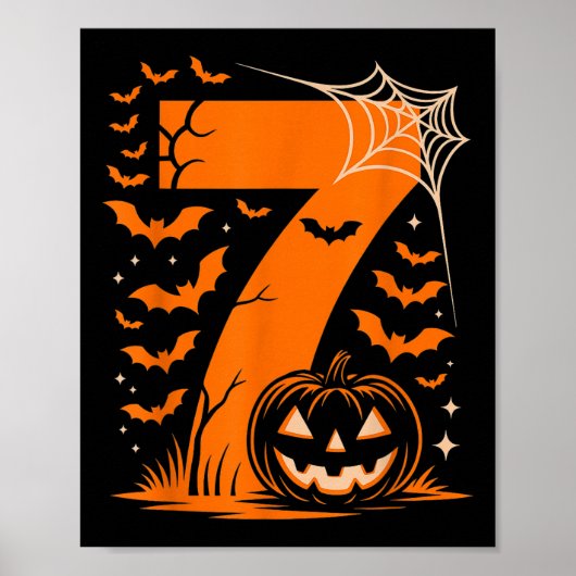 Nummer 7 Matching 67 Meme Halloween Kostuum Mannen Poster (Voorkant)