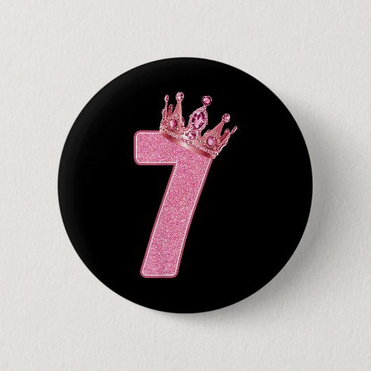 Nummer 7 Matching 67 Meme Halloween Kostuum Mannen Ronde Button 5,7 Cm (Voorkant)