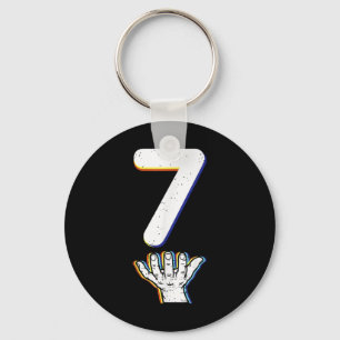 Nummer 7 Matching 67 Meme Halloween Kostuum Mannen Sleutelhanger