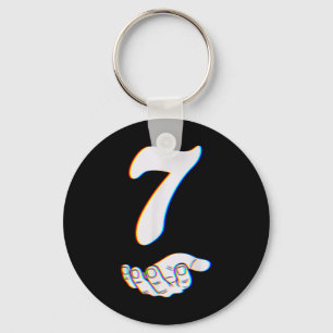 Nummer 7 Matching 67 Meme Halloween Kostuum Mannen Sleutelhanger