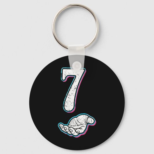 Nummer 7 Matching 67 Meme Halloween Kostuum Mannen Sleutelhanger (Voorkant)