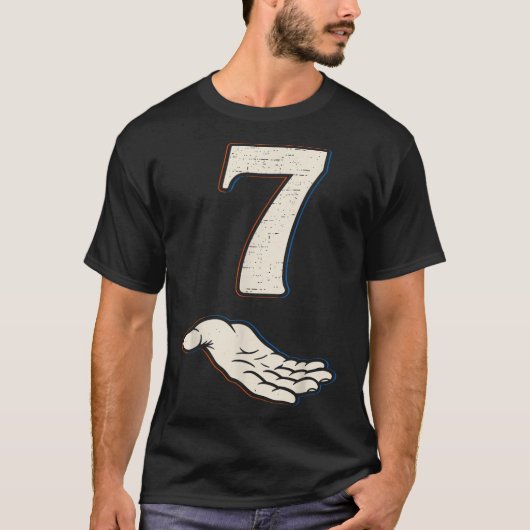 Nummer 7 Matching 67 Meme Halloween Kostuum Mannen T-shirt (Voorkant)