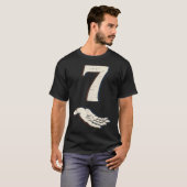 Nummer 7 Matching 67 Meme Halloween Kostuum Mannen T-shirt (Voorkant volledig)