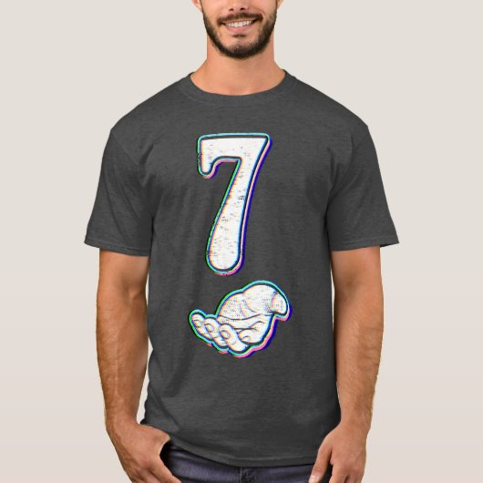 Nummer 7 Matching 67 Meme Halloween Kostuum Mannen T-shirt (Voorkant)
