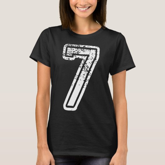 Nummer 7 Matching 67 Meme Halloween Kostuum Mannen T-shirt (Voorkant)
