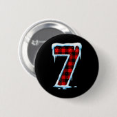 Nummer 7 Matching 67 Meme Kerst Costume Heren Wo Ronde Button 5,7 Cm (Voorkant /achterkant)