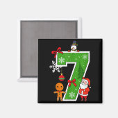 Nummer 7 Matching 67 Meme Kerst Kleding Heren Wo Magneet (Voorkant / Achterkant)