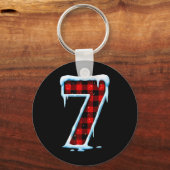 Nummer 7 Matching 67 Meme Kerst Kleding Heren Wo Sleutelhanger (Voorkant)
