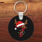 Nummer 7 Matching 67 Meme Kerst Kleding Heren Wo Sleutelhanger (Voorkant)