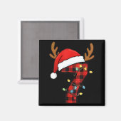 Nummer 7 Matching 67 Meme Kerst Kostuum Mannen Wo Magneet (Voorkant / Achterkant)