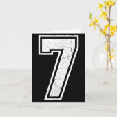 Nummer 7 Matching 67 Meme Kostuum Mannen Vrouwen K Kaart (Gele Bloem)