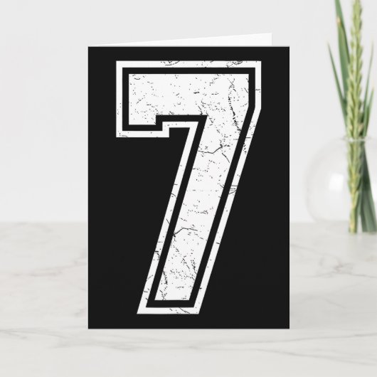 Nummer 7 Matching 67 Meme Kostuum Mannen Vrouwen K Kaart (Voorkant)