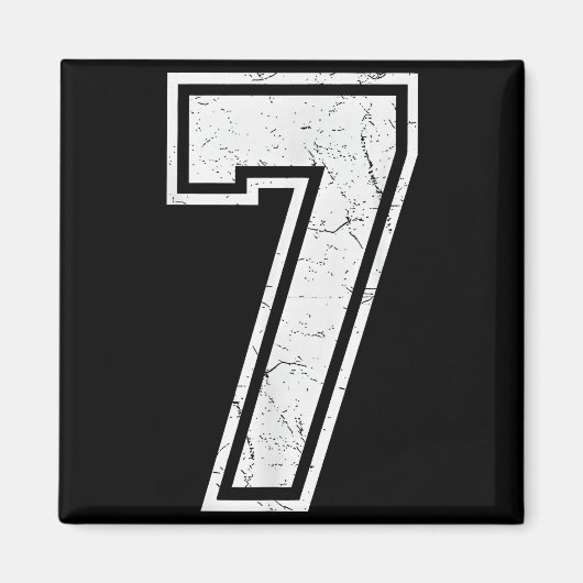 Nummer 7 Matching 67 Meme Kostuum Mannen Vrouwen K Magneet (Voorkant)