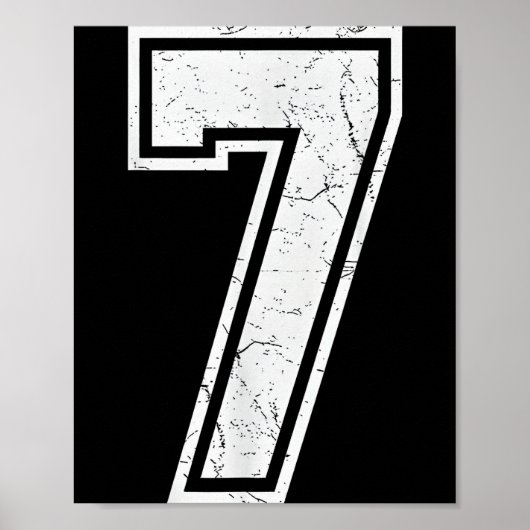 Nummer 7 Matching 67 Meme Kostuum Mannen Vrouwen K Poster (Voorkant)