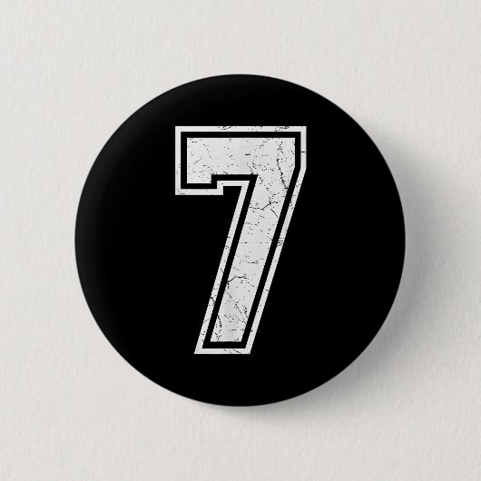 Nummer 7 Matching 67 Meme Kostuum Mannen Vrouwen K Ronde Button 5,7 Cm (Voorkant)