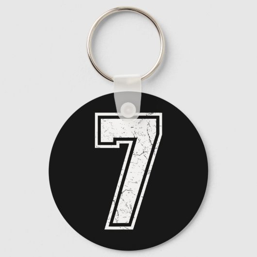 Nummer 7 Matching 67 Meme Kostuum Mannen Vrouwen K Sleutelhanger (Voorkant)