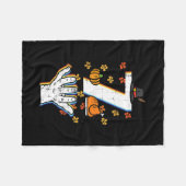 Nummer 7 Matching 67 Meme Thanksgiving 6 7 Mannen Fleece Deken (Voorkant (Horizontaal))