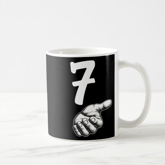 Nummer 7 Matching Duo 67 Meme Gen Alpha Jargon Hal Koffiemok (Rechts)